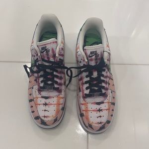 Nwt RARE tie dye nike Air Force 1 sneakers